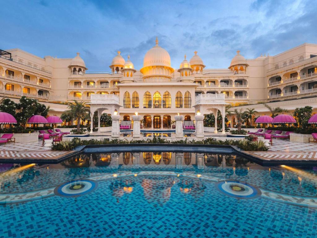 Luxury overwater resort villas